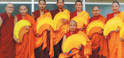 Visita de los monjes Tibetanos a la Fundaci�n